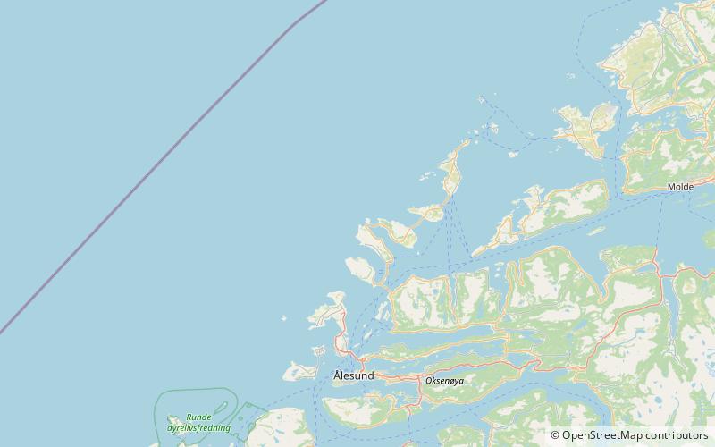 Ulla fyr location map