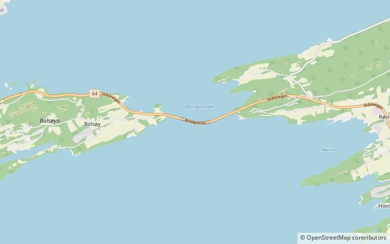 Bolsøy Bridge location map