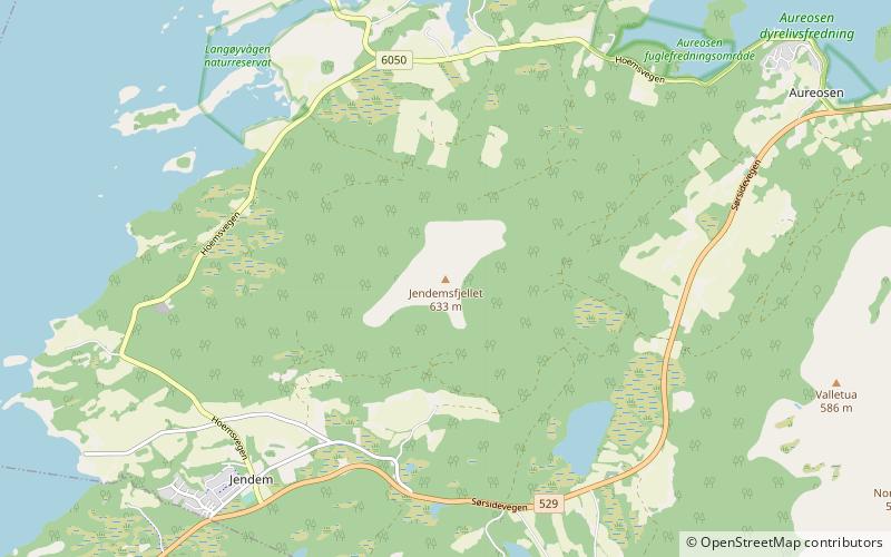 Jendemsfjellet location map
