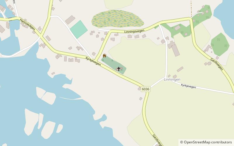 Sandøy Church location map