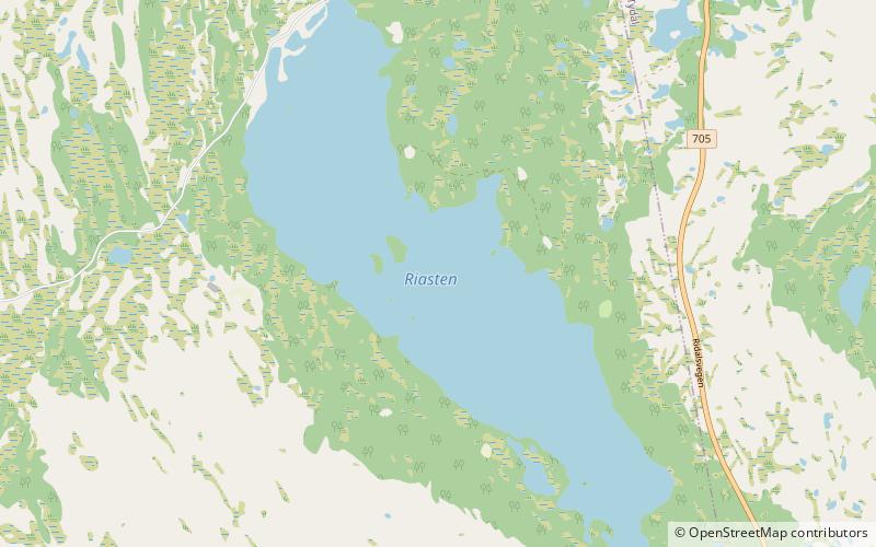 Riasten location map