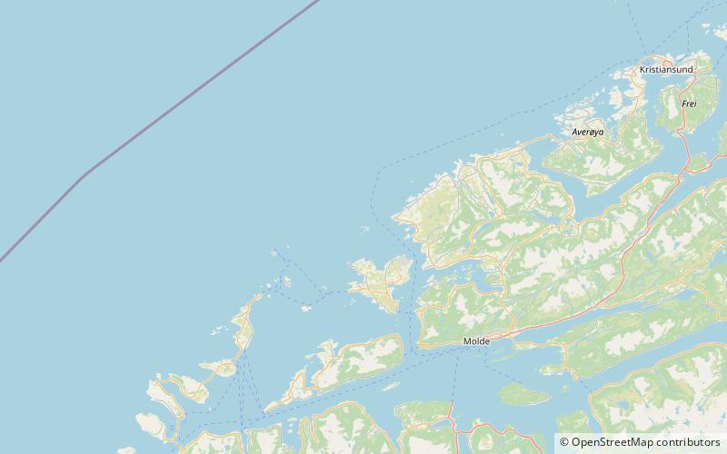 Bjørnsund Lighthouse location map