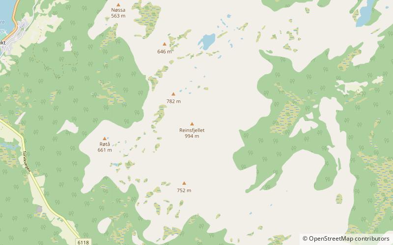 Reinsfjellet location map