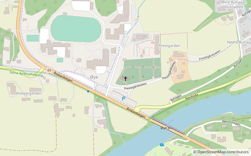 Øye Church location map