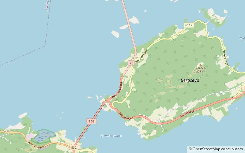 freifjordtunnel kristiansund location map