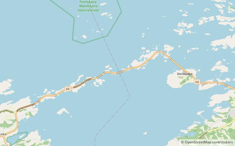 Storseisundet Bridge location map