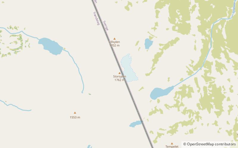 Sylarna location map