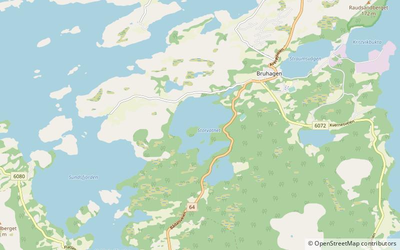 Storvatnet location map