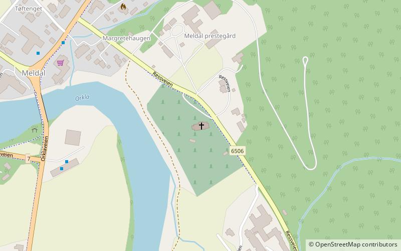 Meldal Church location map