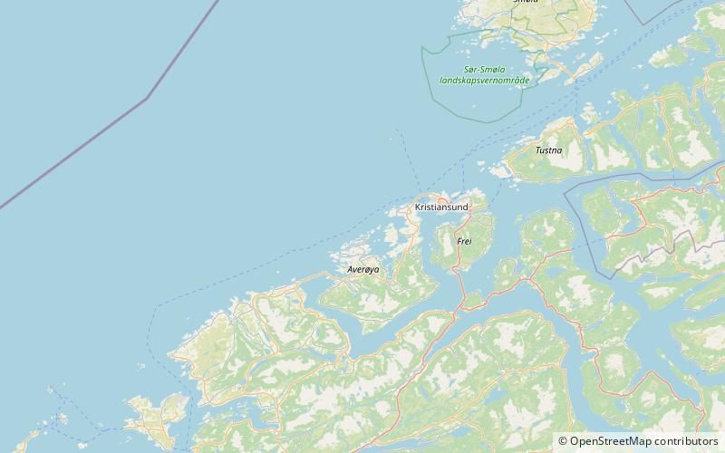 Hestskjær Lighthouse location map