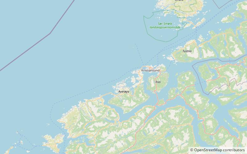 Hestskjær fyr location map