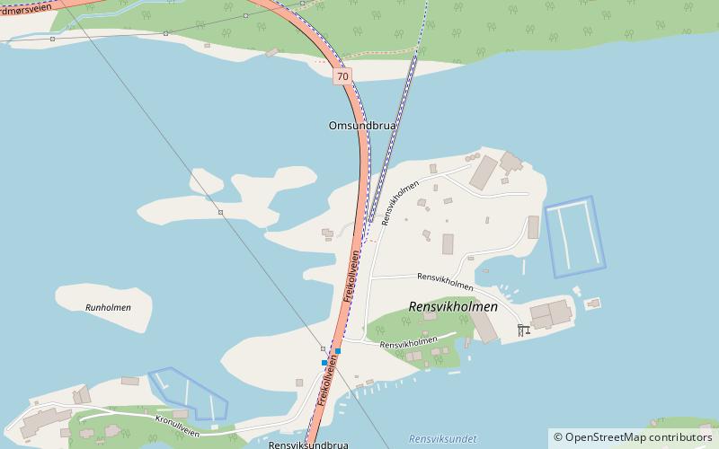 Omsund Bridge location map