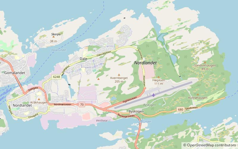 Kvernberget location map