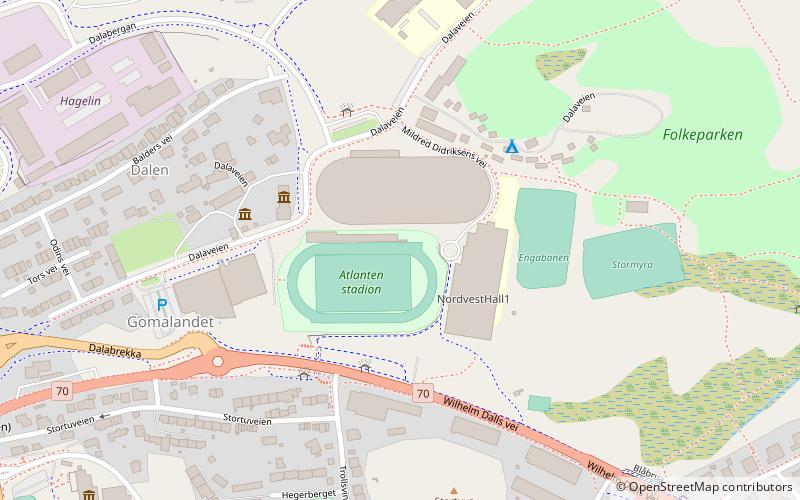 Atlanten Stadion location map