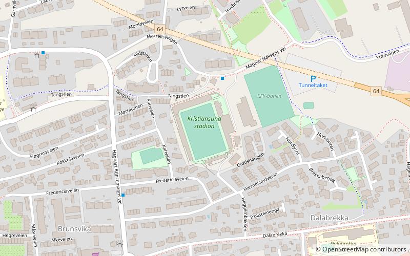 Kristiansund-Stadion location map