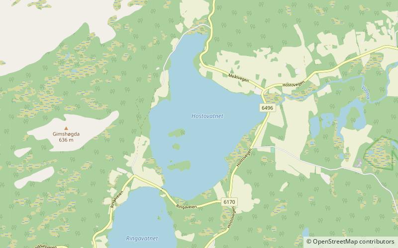 Hostovatnet location map