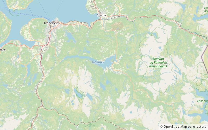 Selbusjø location map