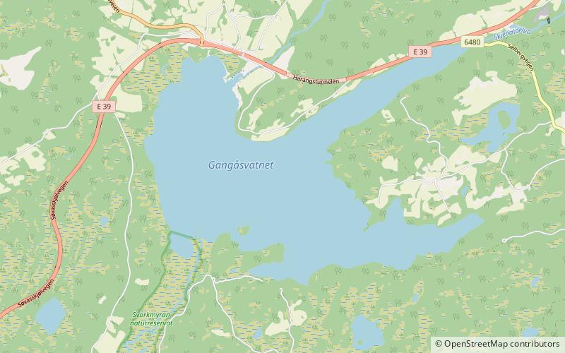 Gagnåsvatnet location map