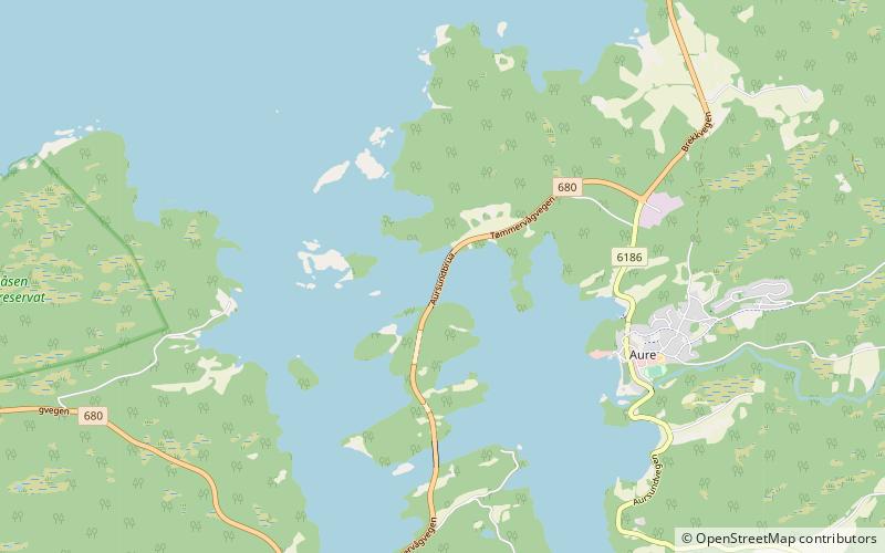 Aursund Bridge location map