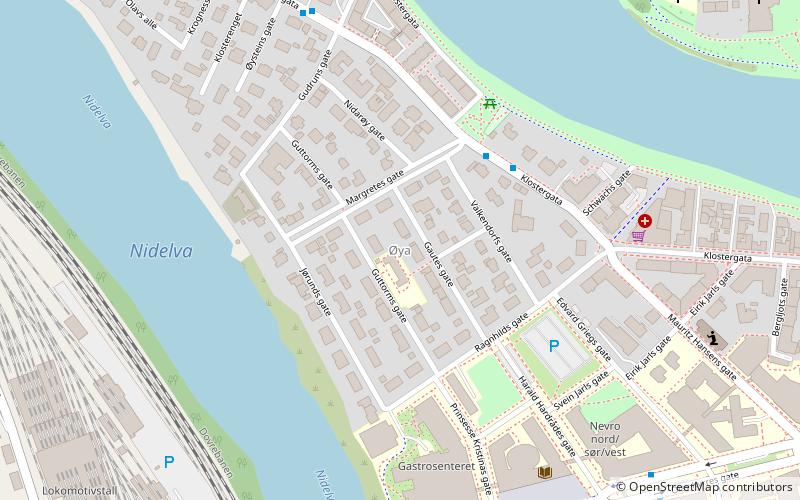 Øya location map