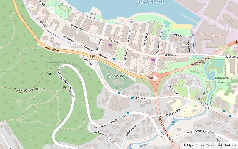 Trondheim Tramway Museum location map