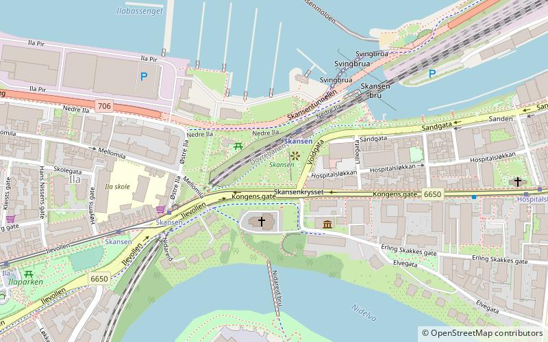 Skansen Bridge location map