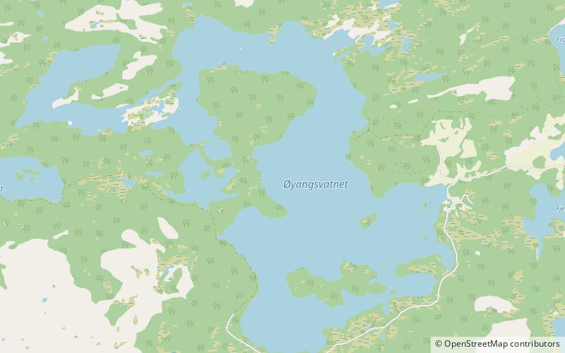 Øyangsvatnet location map
