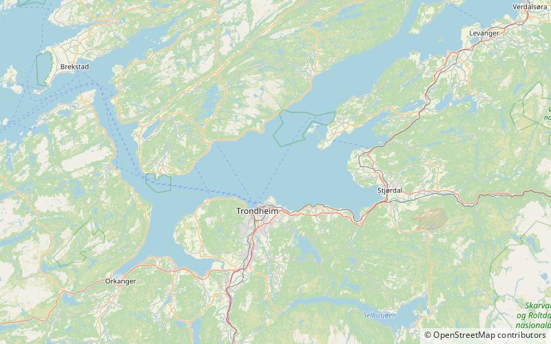 Trondheimsfjord location map