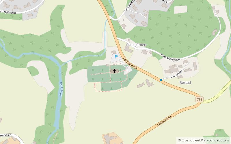 Leksvik Church location map