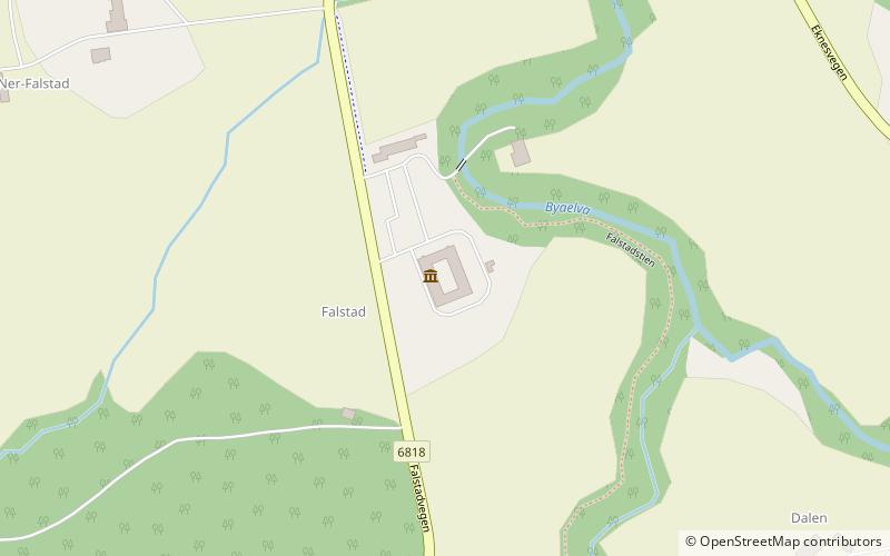 Falstad Centre location map