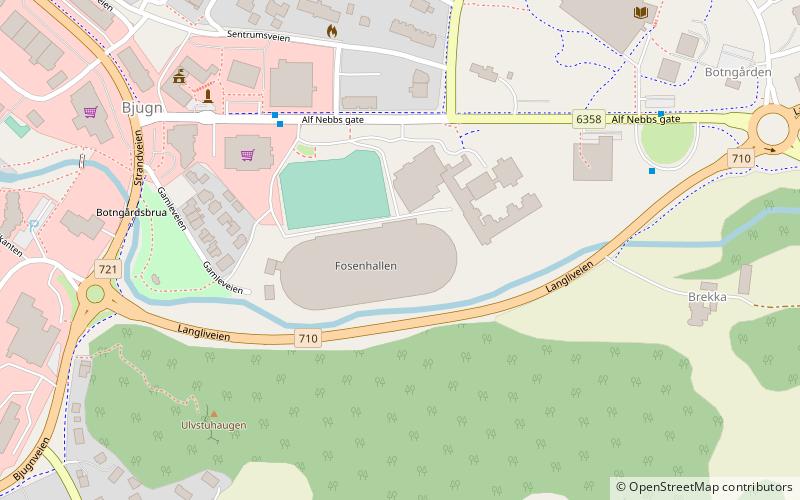 Fosenhallen location map