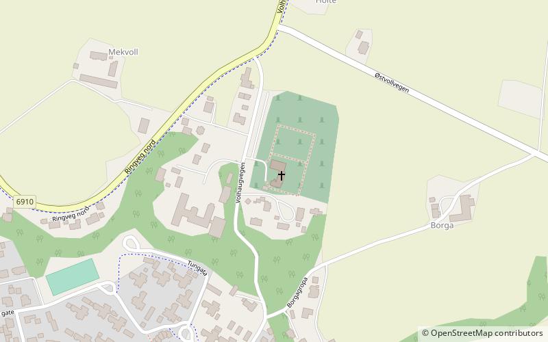 Verdalsøra Chapel location map