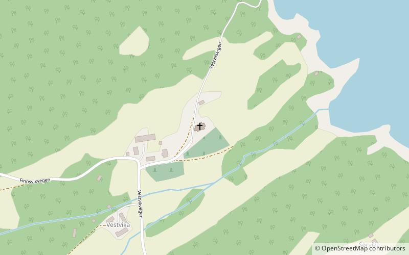 Vestvik Church location map