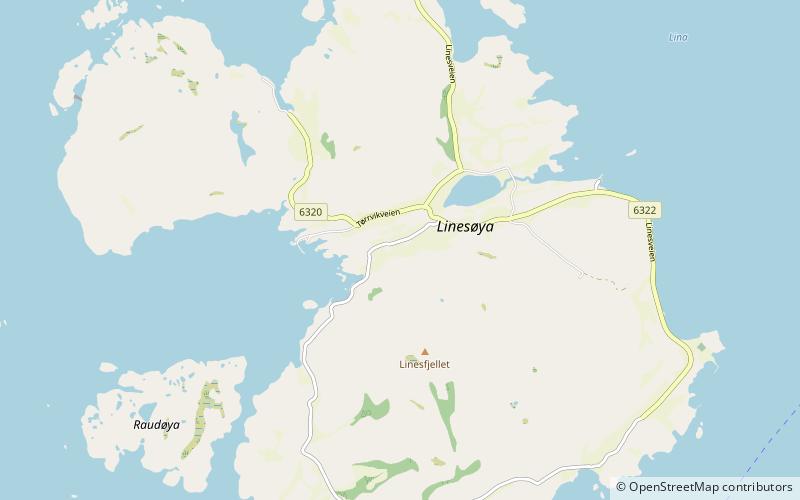 Linesøya location map