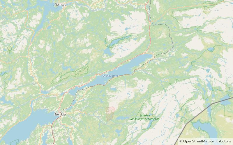 Snåsavatnet location map