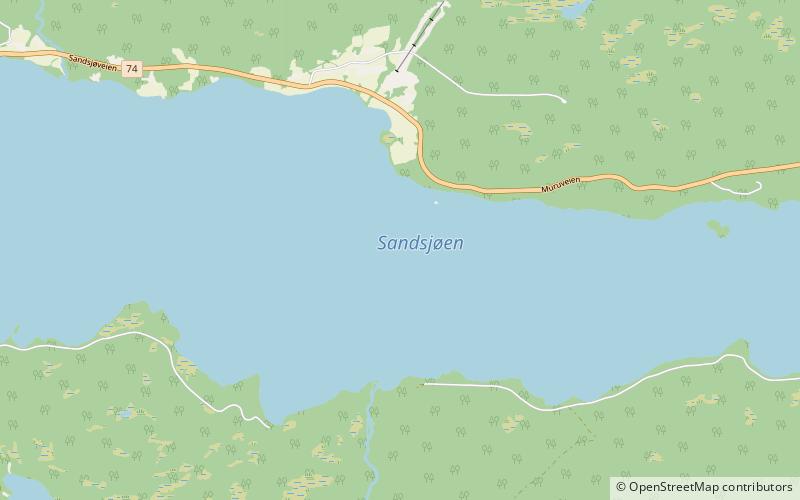 Sandsjøen location map