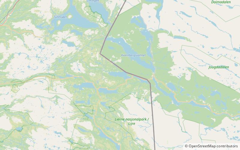 Kvesjøen location map