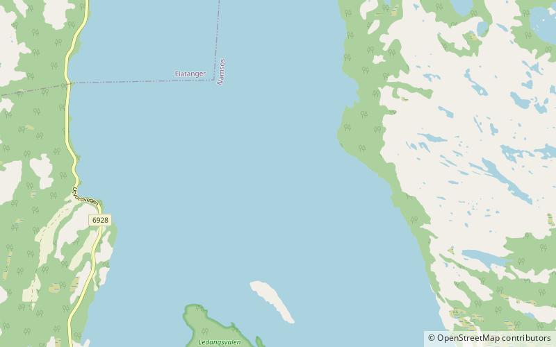 Namsenfjord location map