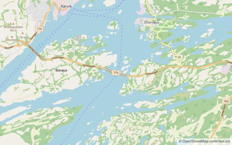 maroysund bridge location map