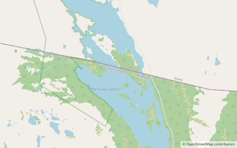 mellingsvatnet location map