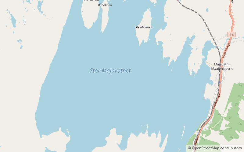 Majavatnet location map