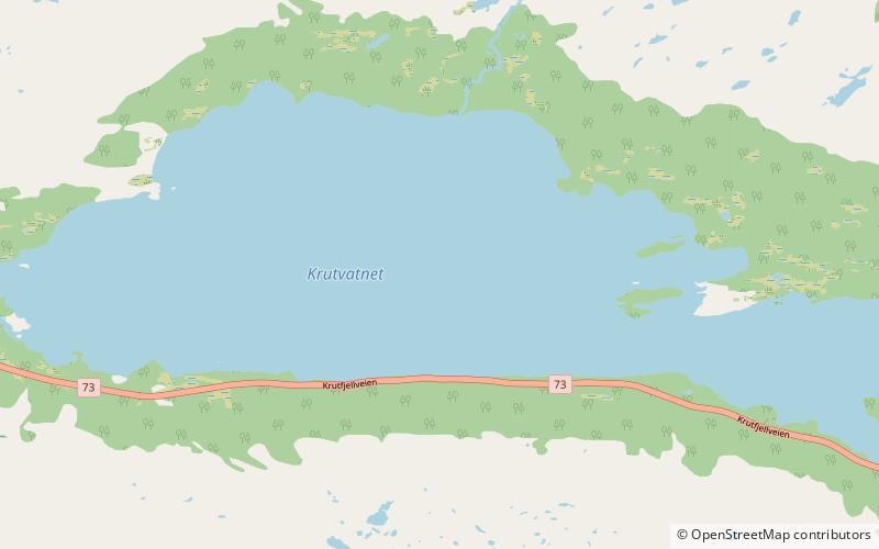 Krutvatnet location map