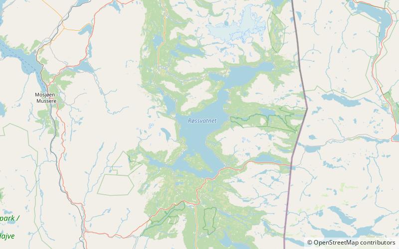Røssvatnet location map