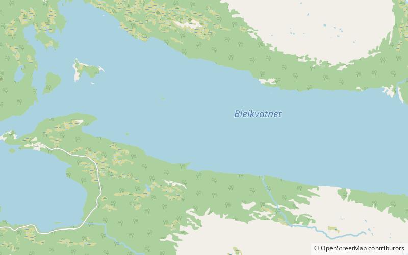 Bleikvatnet location map
