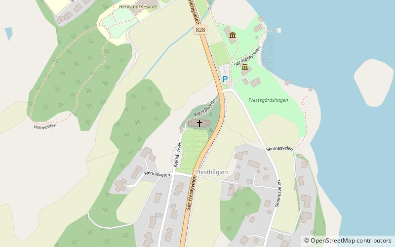 Herøy Church location map
