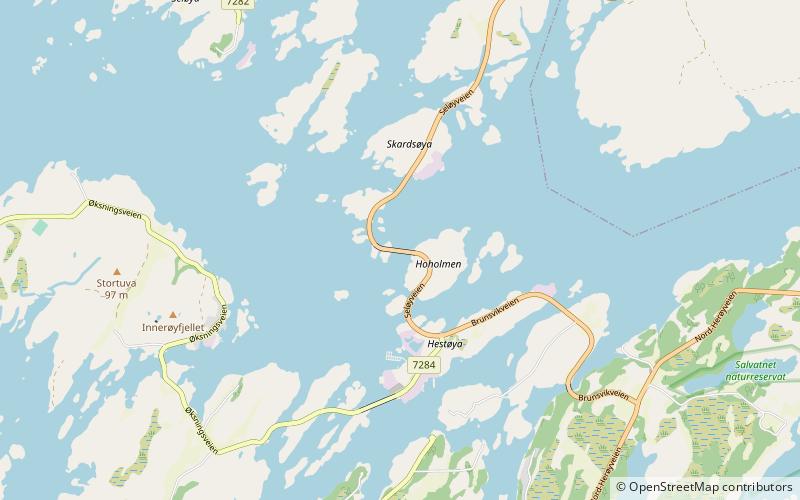 Hoholmen Bridge location map