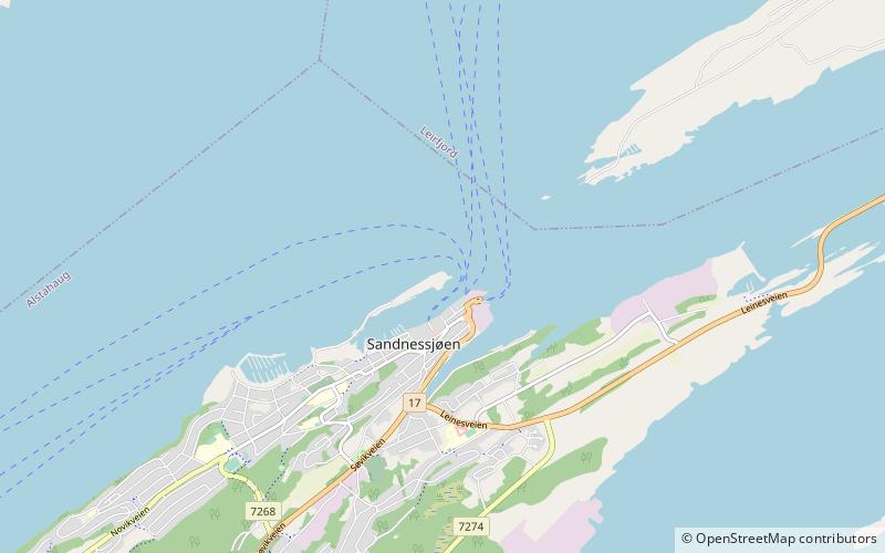 helgelandsbase sandnessjoen location map