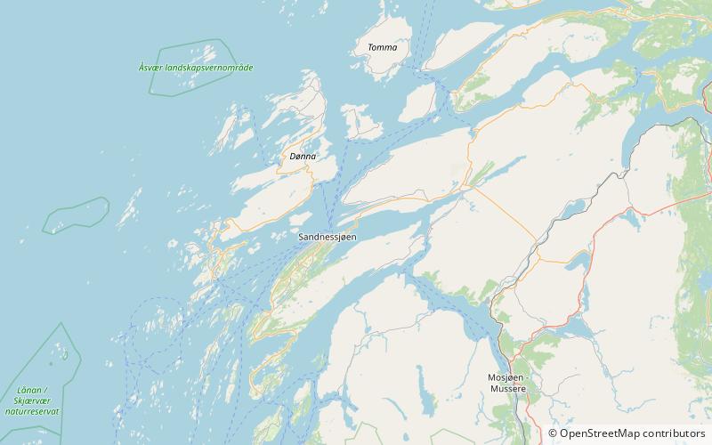Helgelandsbrua location map