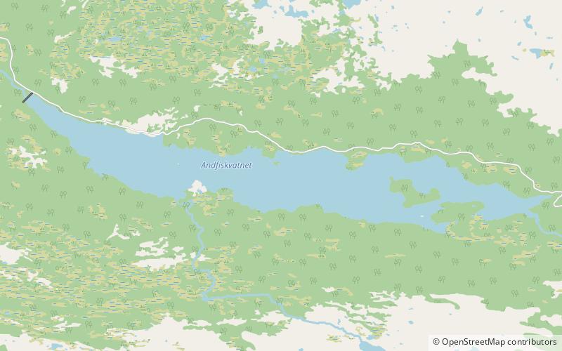 Andfiskvatnet location map