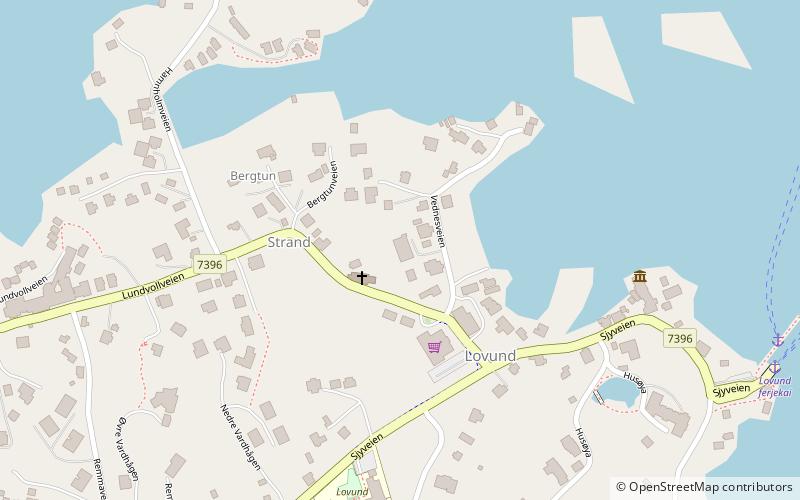 Lovund Church location map